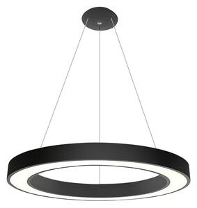 LED2 - LED Пендел SATURN LED/80W/230V 3000K Ø 80 см черен