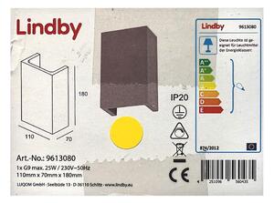 Lindby - Аплик SMIRA 1xG9/25W/230V