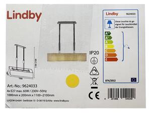 Lindby - Димируем пендел MARIAT 4xE27/60W/230V