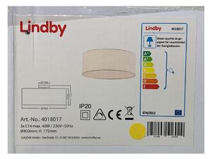 Lindby - Плафон HENRIKA 3xE14/40W/230V бял