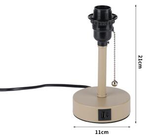Brilagi - Настолна лампа TABLON с USB порт 1xE27/25W/230V бежова