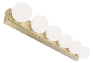 Open Design OR85686 - Стенно осветително тяло MERINO, 6 x G9 (8 W), 230 V, 61 см, IP44, месинг
