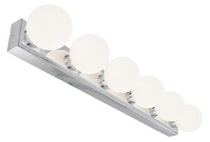 Open Design OR85693 - Стенно осветително тяло MERINO 6xG9/8W/230V 61 см IP44 гланцов хром