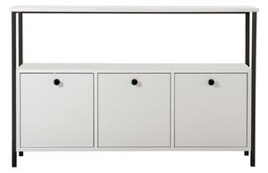 Бяла матова конзолна маса 29,5x120 cm Solace – Kalune Design