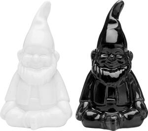 Солница и пиперница Gnome Black And White