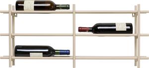 Етажерка за вино Cape Town Light Grey 80x34cm