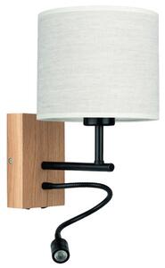 Spot-Осветление 57291974 - Аплик BOHO 1xE27/25W + LED/1W/230V дъб