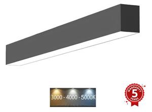 Sinclair LSM 12-20CCT - LED Плафониера LSM LED/20W/230V 60 см черен