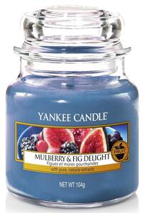 Yankee Candle - Ароматна свещ MULBERRY & FIG DELIGHT малка 104 гр 20-30 часа