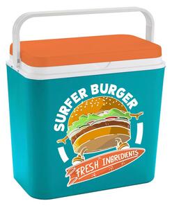 Хладилна кутия ATLANTIC Burger, 24 литра, Пасивна, Охлаждане, Без BPA, Многоцветен