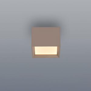 PURE LED таванна лампа Manhatten, бронз, 1-лампова, CCT, Затъмняване, Бронзов / античен месинг, Коридор, Алуминий, Модерен