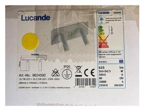 Lucande - LED Аплик MAGYA 2xLED/2,5W/230V + 2xLED/1W/230V