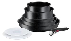 Tefal - Комплект готварски съдове 8 бр. INGENIO BLACK STONE