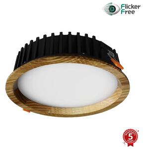 APLED - LED Лампа RONDO WOODLINE LED/6W/230V 3000K Ø 15 см пепел масивнo дървo