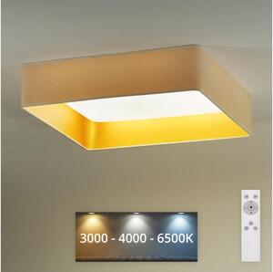 Brilagi - LED Димируема лампа VELVET SQUARE LED/24W/230V + д.у. кремав