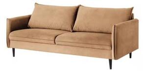 Кафяв кадифен диван 203 cm Juli – Ropez