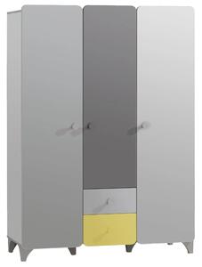 Трикрилен детски гардероб MINIA 143х53х200 см
