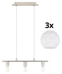 Eglo - LED Пендел MY CHOICE 3xE14/4W/230V хром/бял