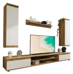 Комплект ТВ шкаф Сандро Дъб 175x37x160 см