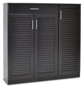 Шкаф за обувки Сантé 30 чифта Венге 120x37x123 см
