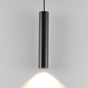 Deko-Light Висяща лампа CAN, черна, височина 35 cm, Ø 6 метал, GU10, Затъмняване, Черен, Дневна/трапезария, Алуминий