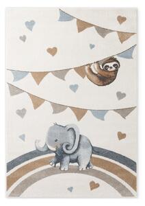 Кремав детски килим 120x170 cm Walk like an Elephant Rainbow Party – Villeroy&Boch