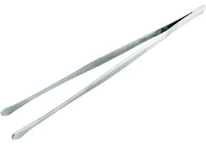 Nerthus Прави стоманени кухненски пинсети - 30 см