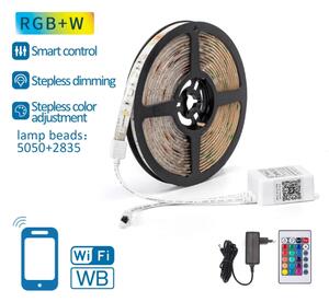 Aigostar - LED RGB Димируема лента 6,5 м LED/16,5W/12/230V 3000K Wi-Fi