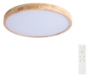 Brilagi - LED димируемо осветително тяло WOODLINE LED/72W/230V 3000-6000K дъб Ø 60 см +ДУ