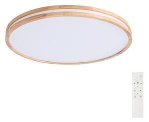 Brilagi - димируемо LED осветително тяло MOLINA LED/100W/230V 3000-6000K дъб Ø 80 см +ДУ