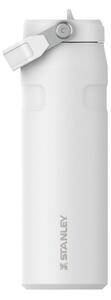 Бял термос от неръждаема стомана 700 ml IceFlow™ Bottle Flip Straw 2.0 Frost – Stanley