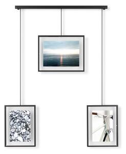 UMBRA Фотодисплей за стена “EXHIBIT“ за 3 снимки - черен цвят