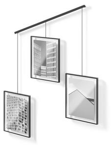 UMBRA Фотодисплей за стена “EXHIBIT“ за 3 снимки( 20х25 см.) - черен цвят