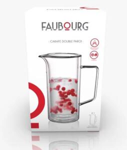 FAUBOURG Двустенна стъклена кана “FLORENCE“ - 1000мл