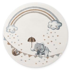 Кремав детски килим ø160 cm Walk like an Elephant Rainbow – Villeroy&Boch