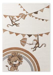 Кремав детски килим 120x170 cm Roar like a Lion Rainbow Party – Villeroy&Boch