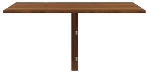 VidaXL Сгъваема стенна маса кафяв дъб 100x60x56 см инженерно дърво