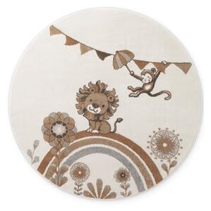 Кремав детски килим ø160 cm Roar like a Lion – Villeroy&Boch