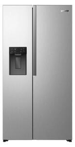 Хладилник с фризер Gorenje NRS917E61X, клас E, 528 л. общ обем, свободностоящ, 312 kWh/годишно, NoFrost Plus, MultiFlow 360°, FastFreeze, инокс