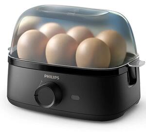 Яйцеварка Philips HD9137/90, 400W, до 6 яйца, черен