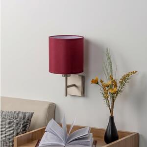 BRILAGI-LED Стенно осветително тяло NUBILA 1xE27/60W/230V матов хром/помпейско червено