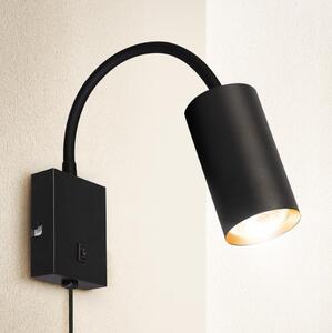 Brilagi - Гъвкав аплик SELE 1xGU10/30W/230V черен/златист