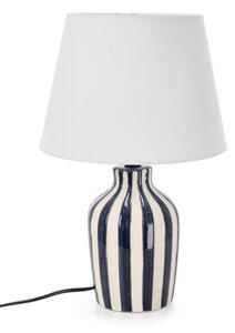 Bizzotto Настолна лампа Falyn Lines синя H39cm