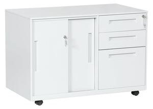 Кардекс Carmen CR-1851 K, 1x рафтове 2x чекмеджета, прахово боядисан, метален, заключване, регулируема височина на рафтове