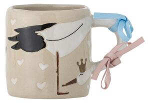 Бежова керамична детска чаша 225 ml Bambino – Bloomingville Mini