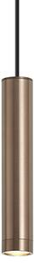 Дизайнерска висяща лампа тъмен бронз GU10 50mm IP44 - Tuba