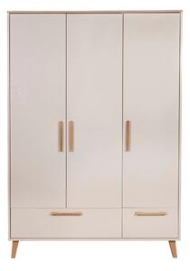 Кремав/в естествен цвят детски гардероб от декор от дъб 138x200x55 cm Jil – Roba