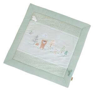 Светлозелено детско килимче за игра 100x100 cm Woodland Buddies – Roba