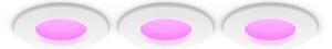 Philips - Комплект 3x димируеми LED RGBW вградени осветителни тела за баня Hue SLIM LED/8,3W/230V IP44