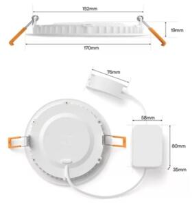 Philips - LED RGBW димируемо вградено осветително тяло за баня Hue SLIM LED/12W/230V IP44